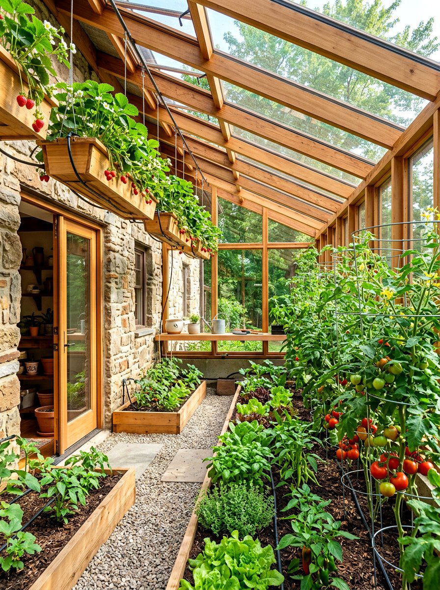 Vegetable Growing Lean To - 30 attached greenhouse ideas