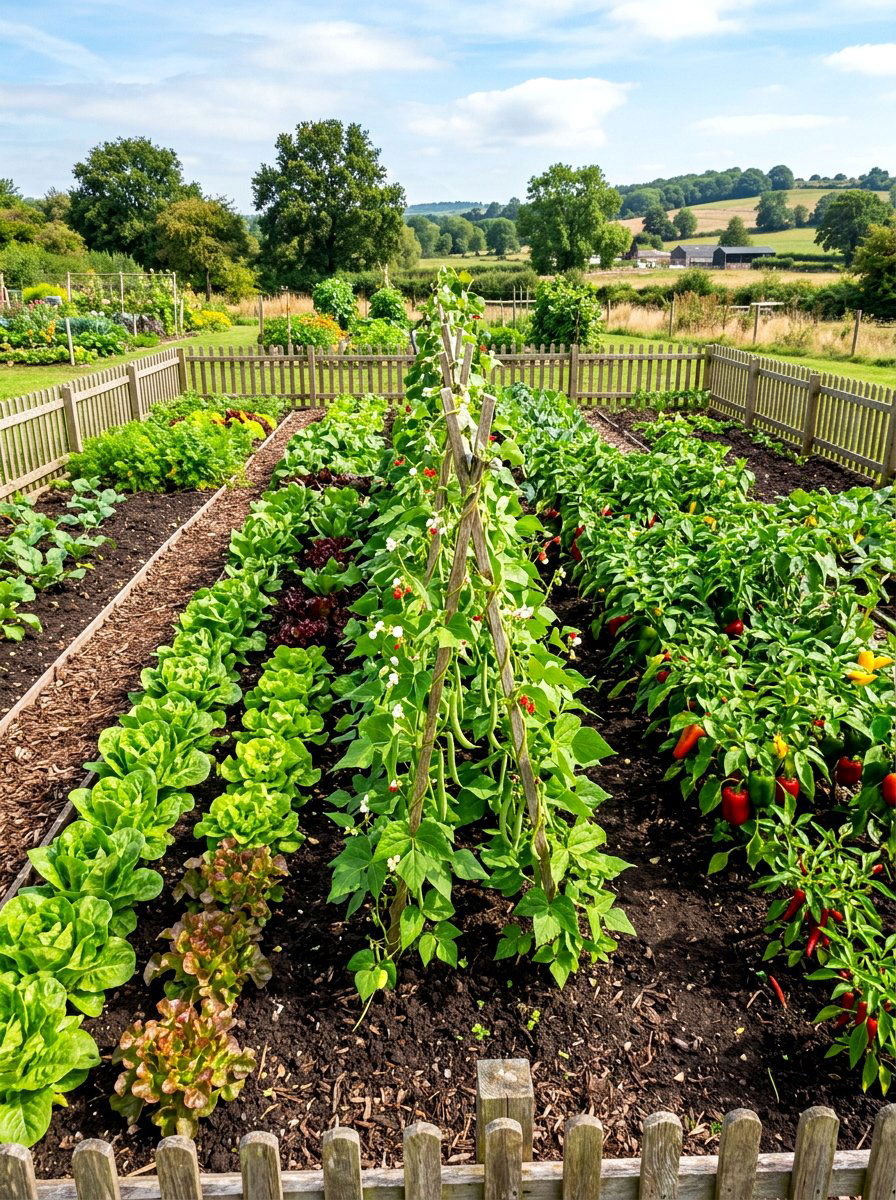 Vegetable Patch - 30 healing backyard garden ideas