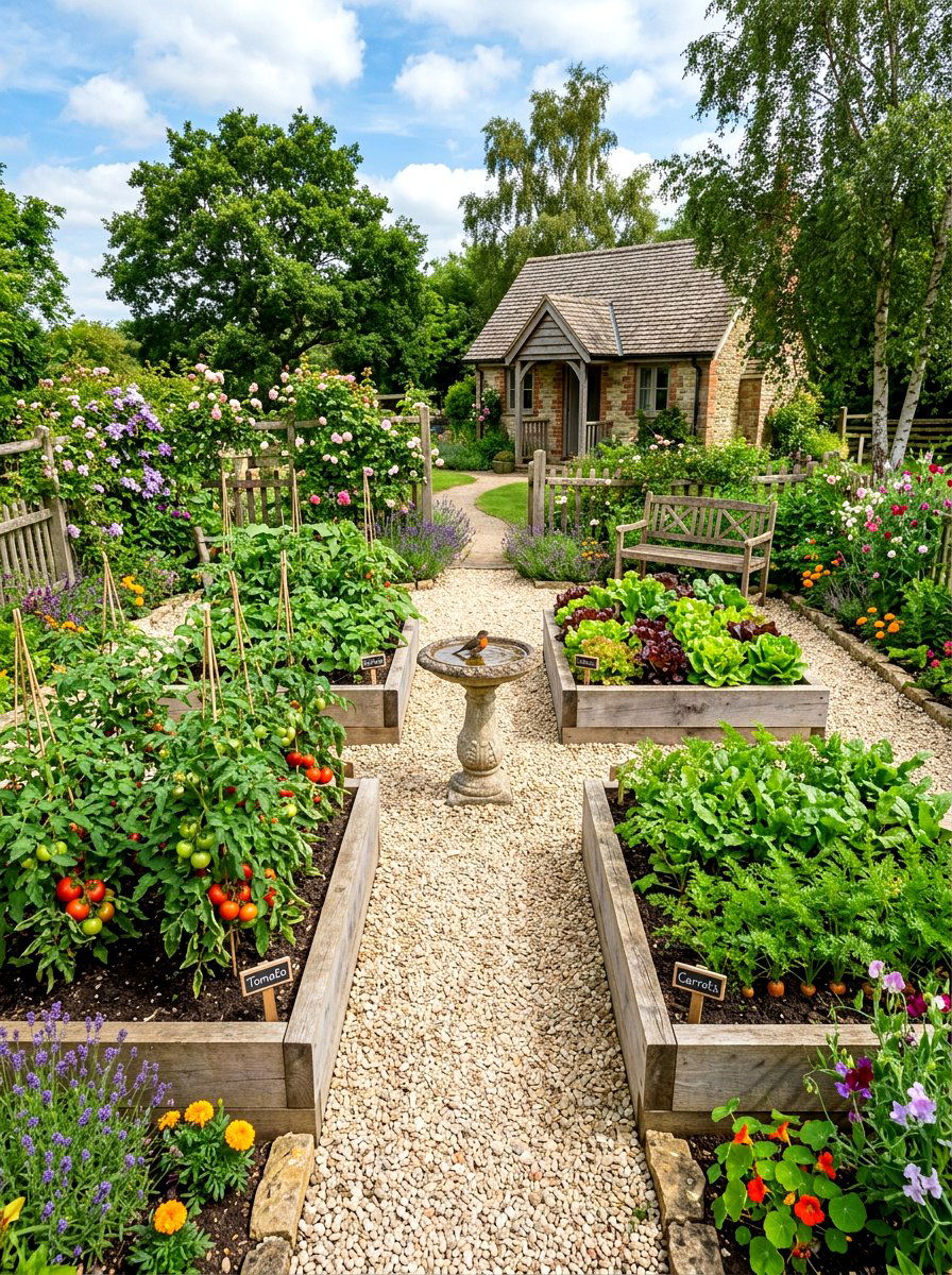 Vegetable garden retreat - 30 weekend garden retreat ideas