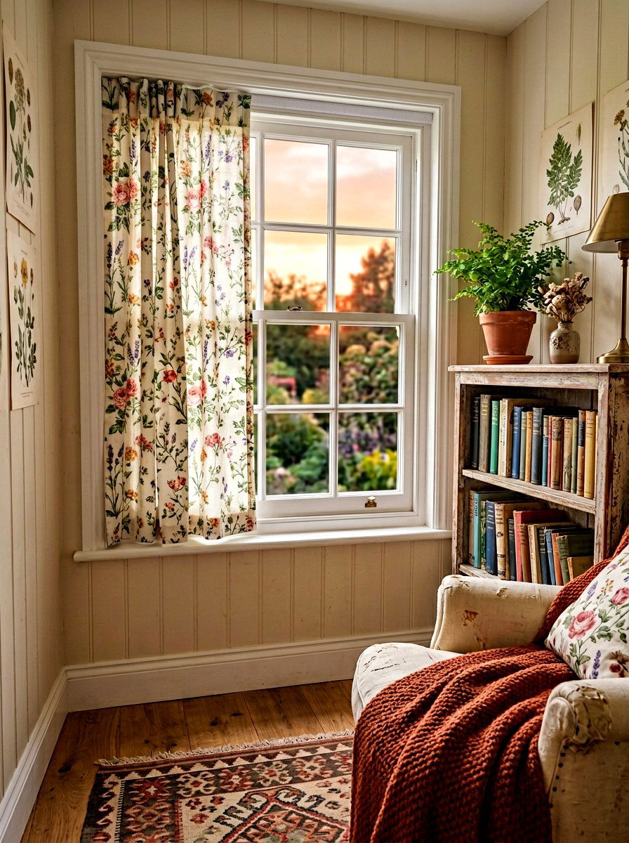 Velcro Curtain Panel - 30 no drill curtain ideas