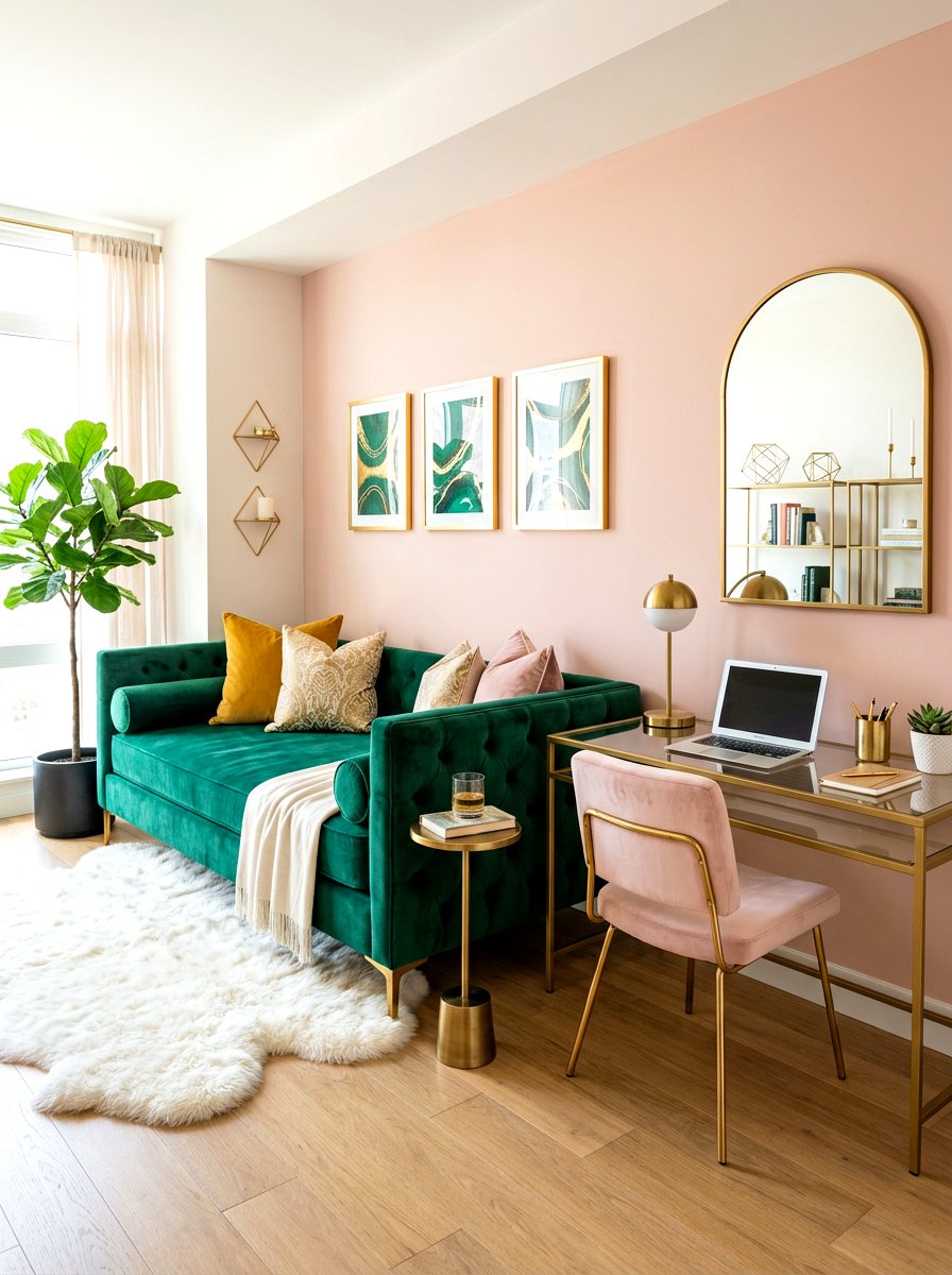 Velvet Daybed Office Combo - 30 daybed office combo ideas