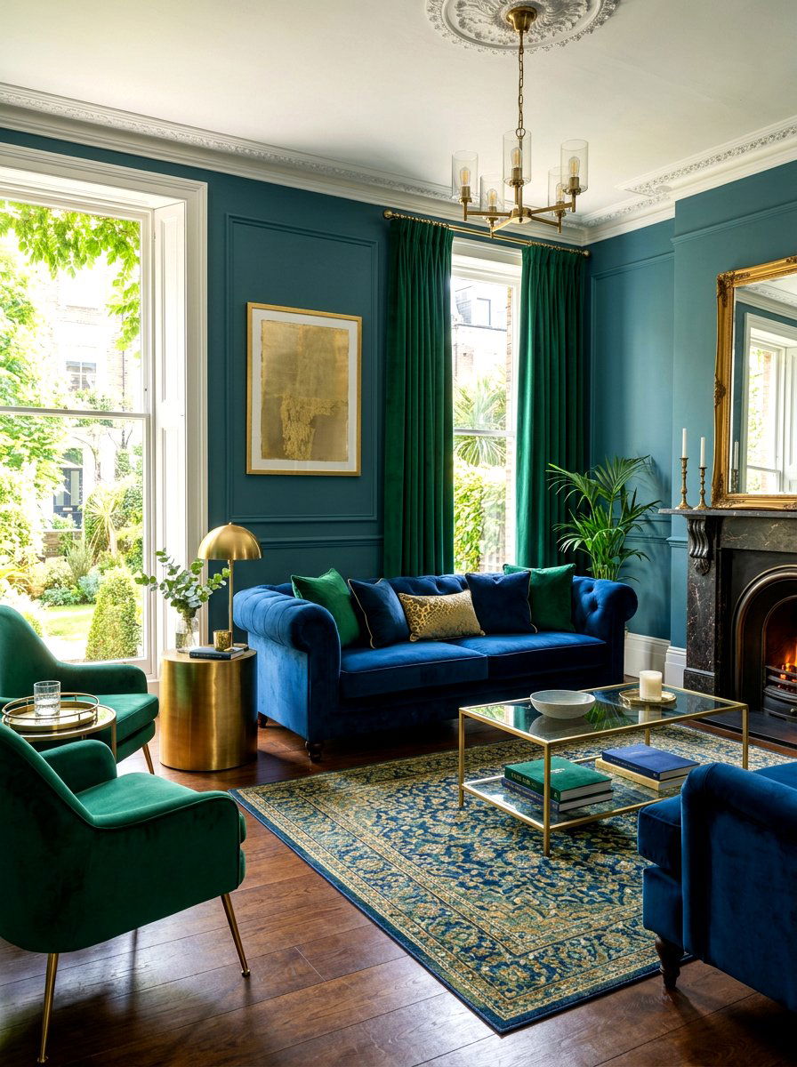 Velvet Decor - 30 artful living room ideas