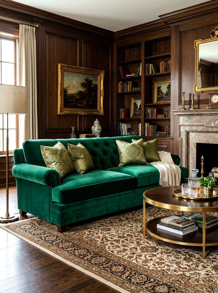 Velvet Deep Seat Sofa - 30 deep seat sofa ideas