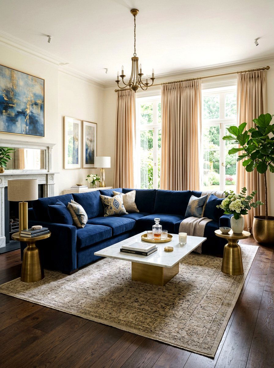 Velvet Furniture Living Room - 30 maximalist living room ideas