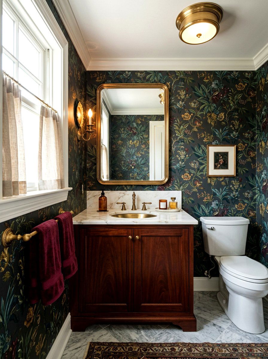 Velvet Hand Towels - 30 mushroom powder room ideas