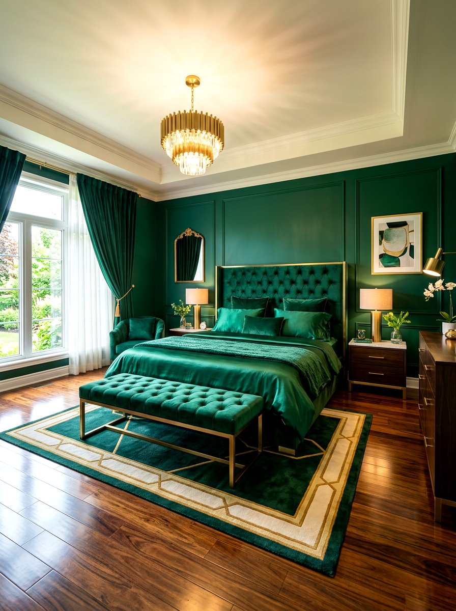 Velvet Master Bedroom - 30 romantic master bedroom ideas