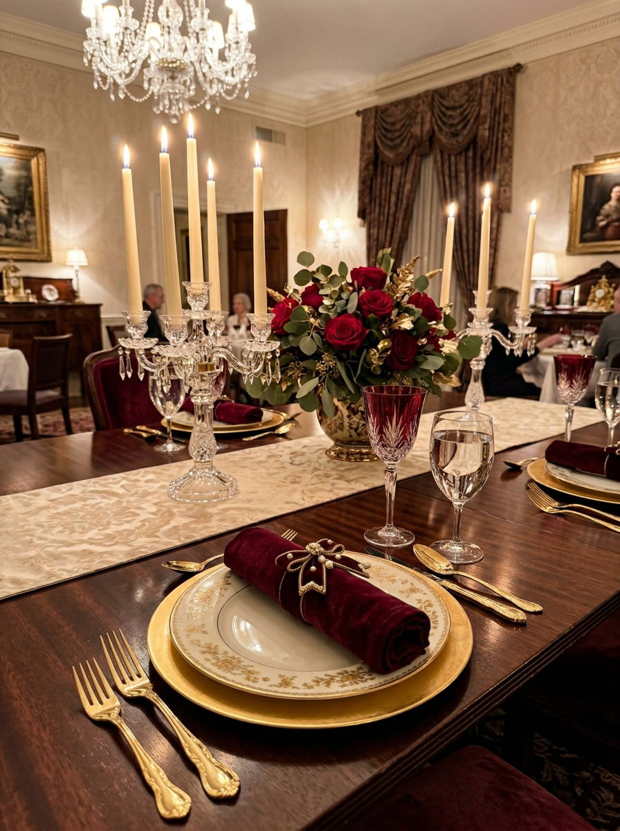 Velvet Ribbon Napkin Ring - 30 napkin ring ideas