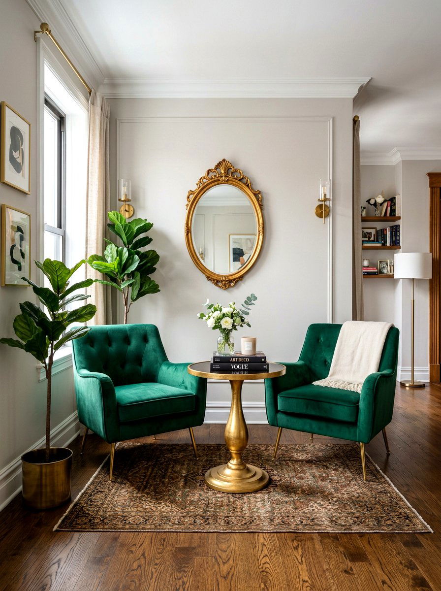 Velvet Seating In Small Space - 30 small dining room ideas