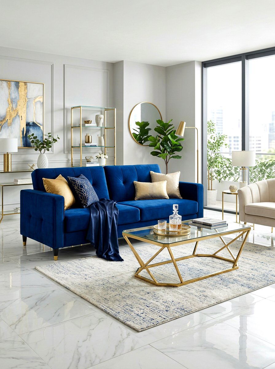 Velvet Sleeper Sofa - 30 sofa bed luxury apartment ideas