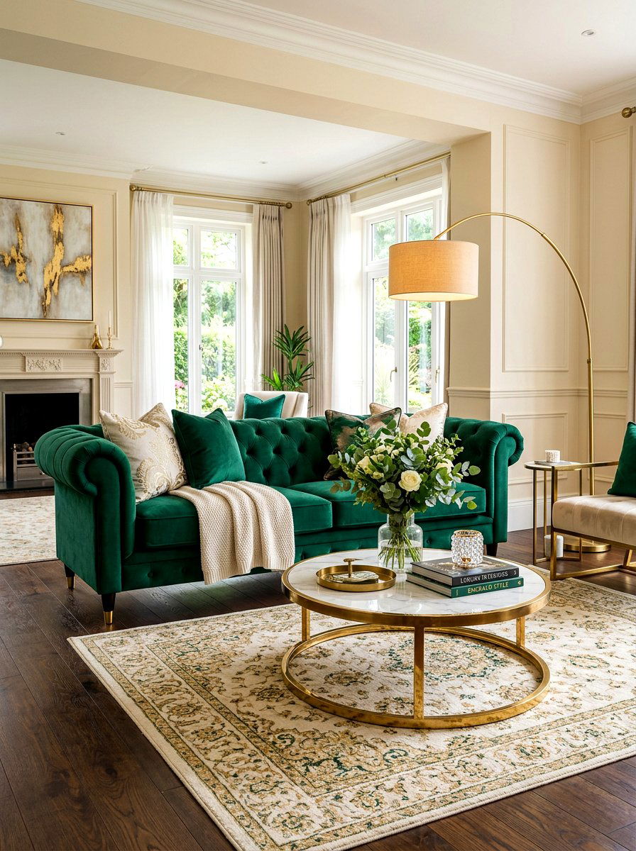 Velvet Sofa Living Room - 30 editorial living room ideas