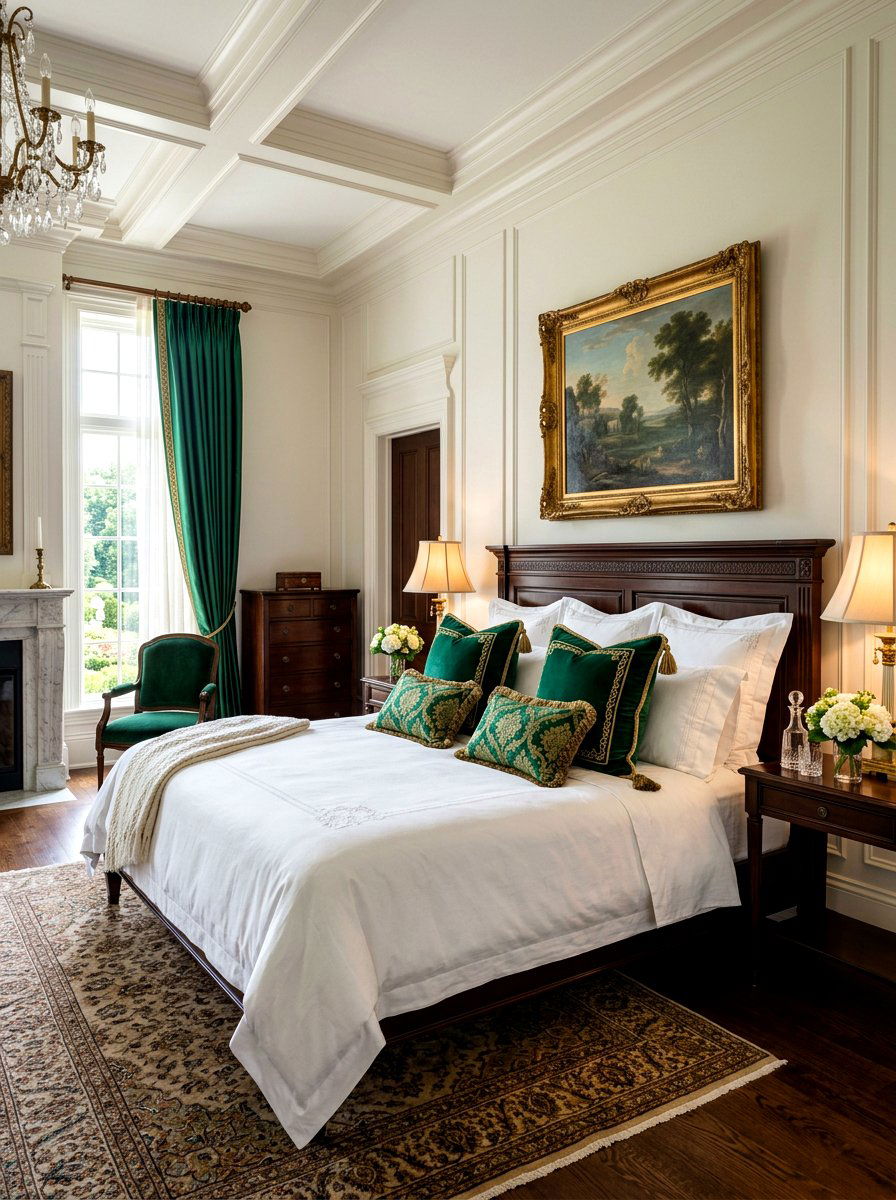 Velvet Throw Pillow - 30 renter friendly old money decor ideas