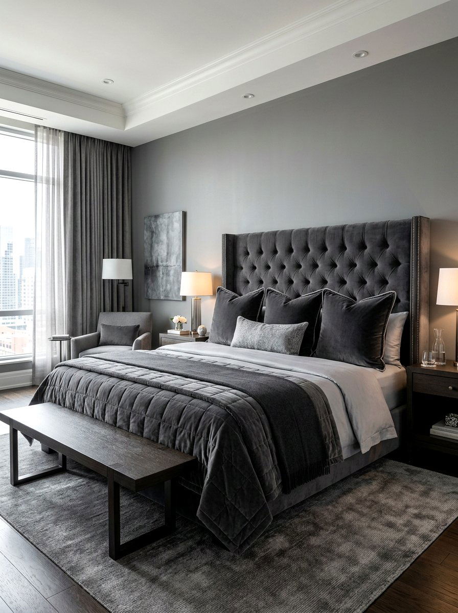 Velvet euro shams - 30 pillowy bed styling ideas