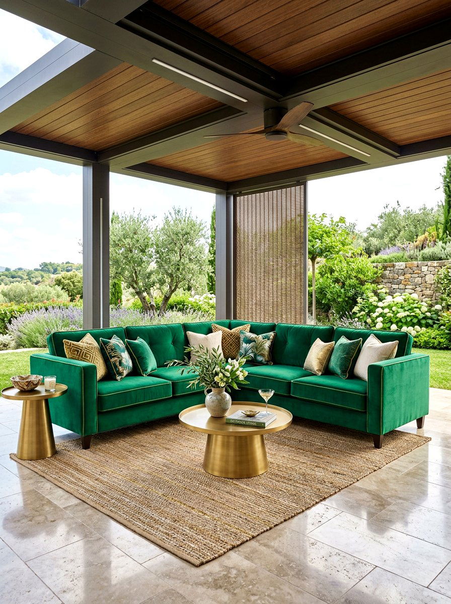 Velvet outdoor sectional - 30 modern patio sectional ideas