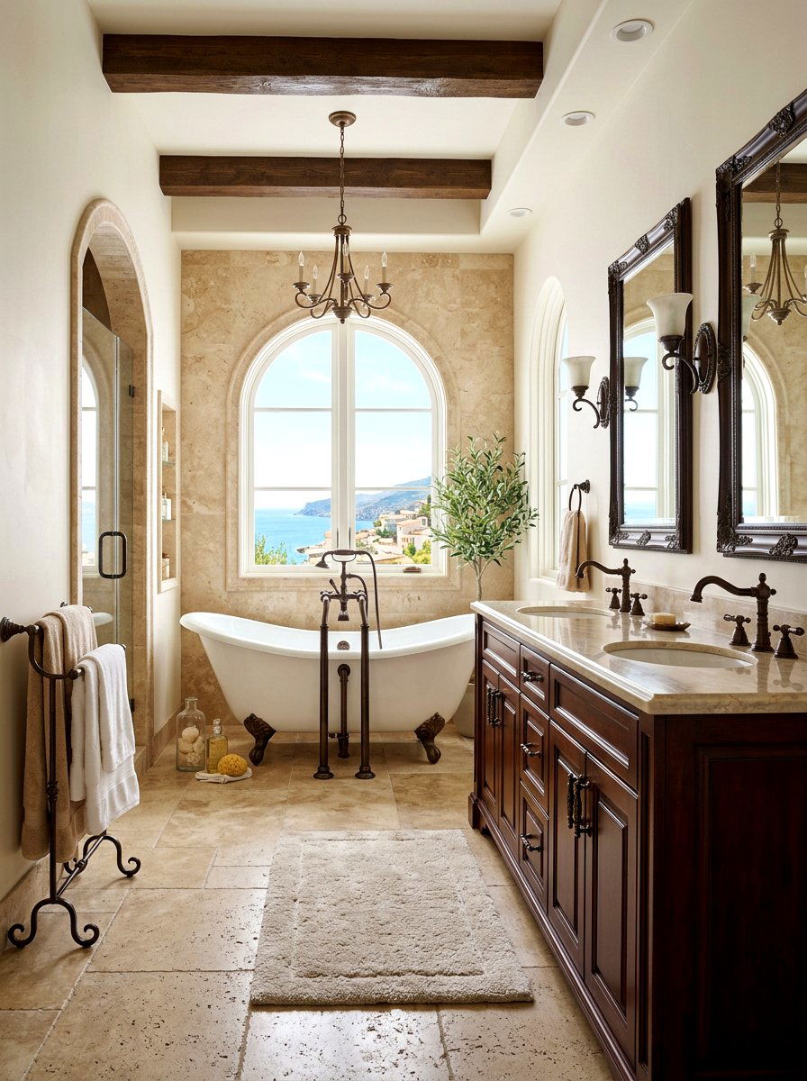Venetian Bronze Bathroom - 30 bathroom hardware finish ideas