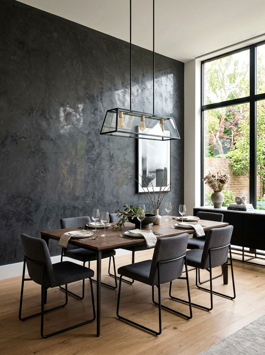 Venetian Plaster Dark - 30 dark moody wall ideas
