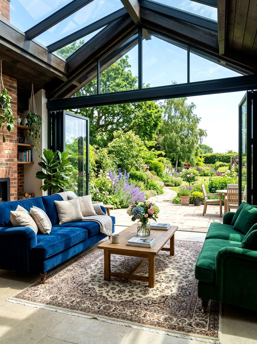 Veranda With Glass Walls - 30 veranda lounge ideas