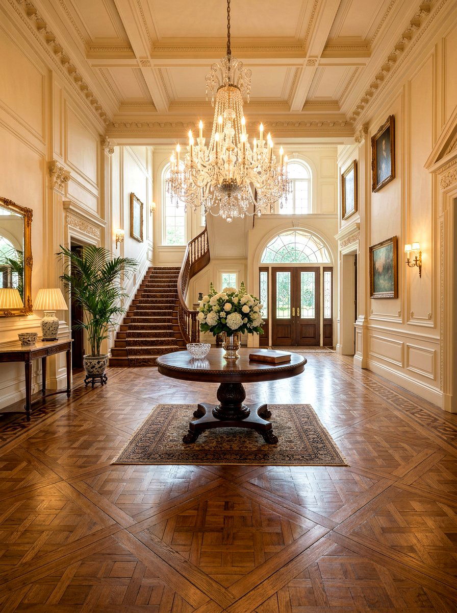 Versailles Pattern Floor - 30 parquet floor ideas