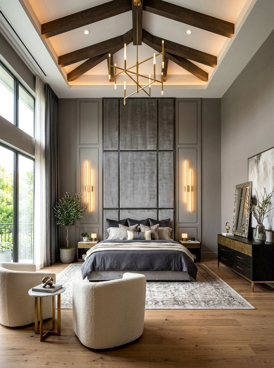 Vertical Bar Sconce - 30 bedside wall sconce ideas