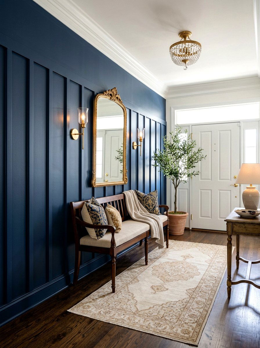 Vertical Board And Batten - 30 entryway wall decor ideas