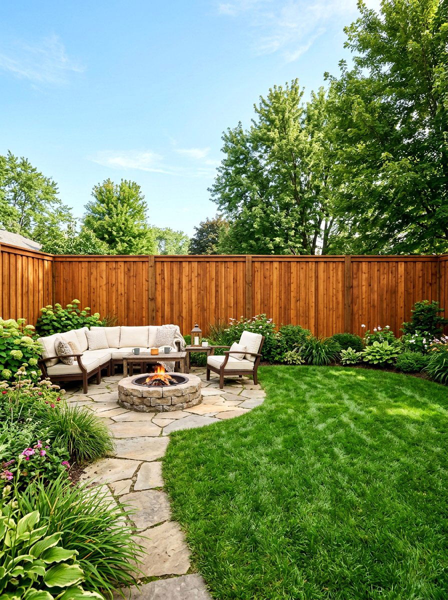 Vertical Cedar Board - 30 privacy fence ideas