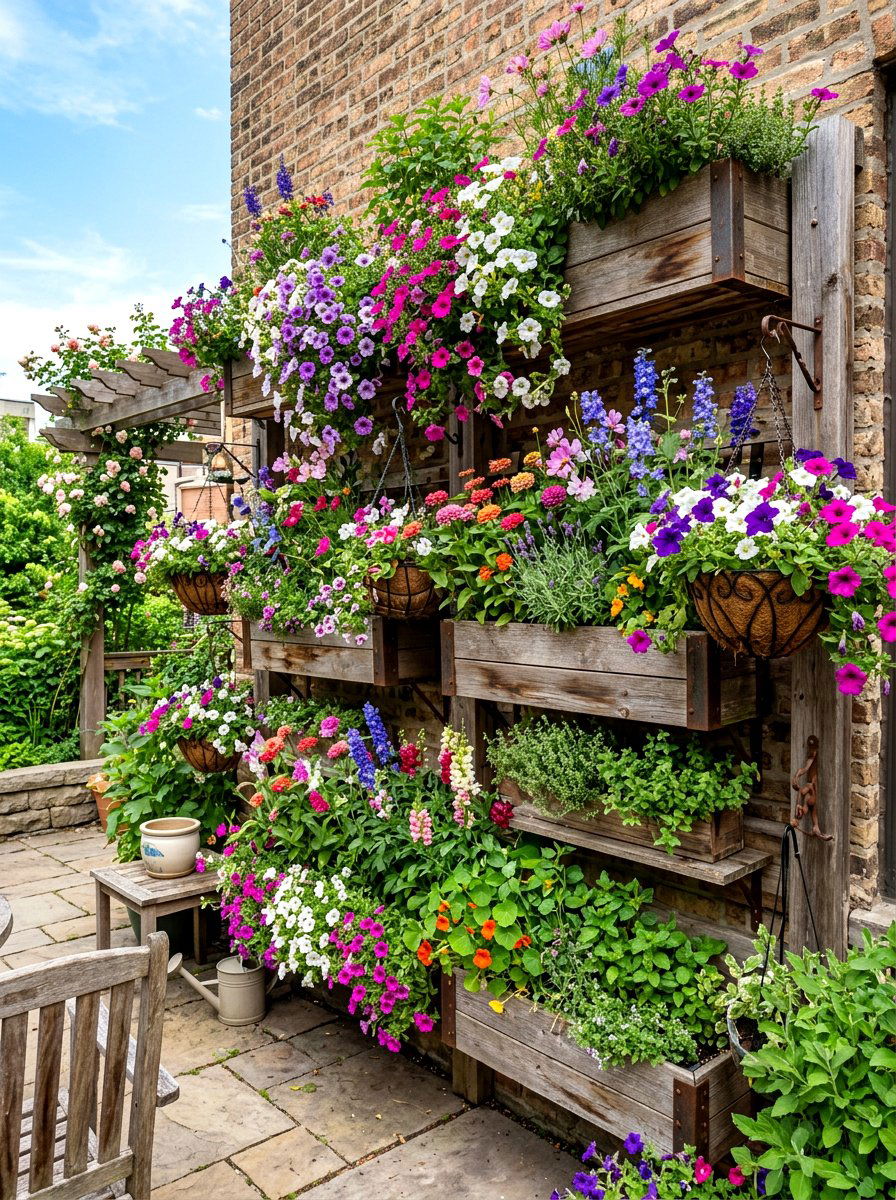 Vertical Cutting Garden - 30 cutting garden layout ideas