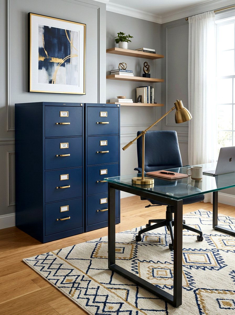 Vertical File Cabinets - 30 home office storage ideas