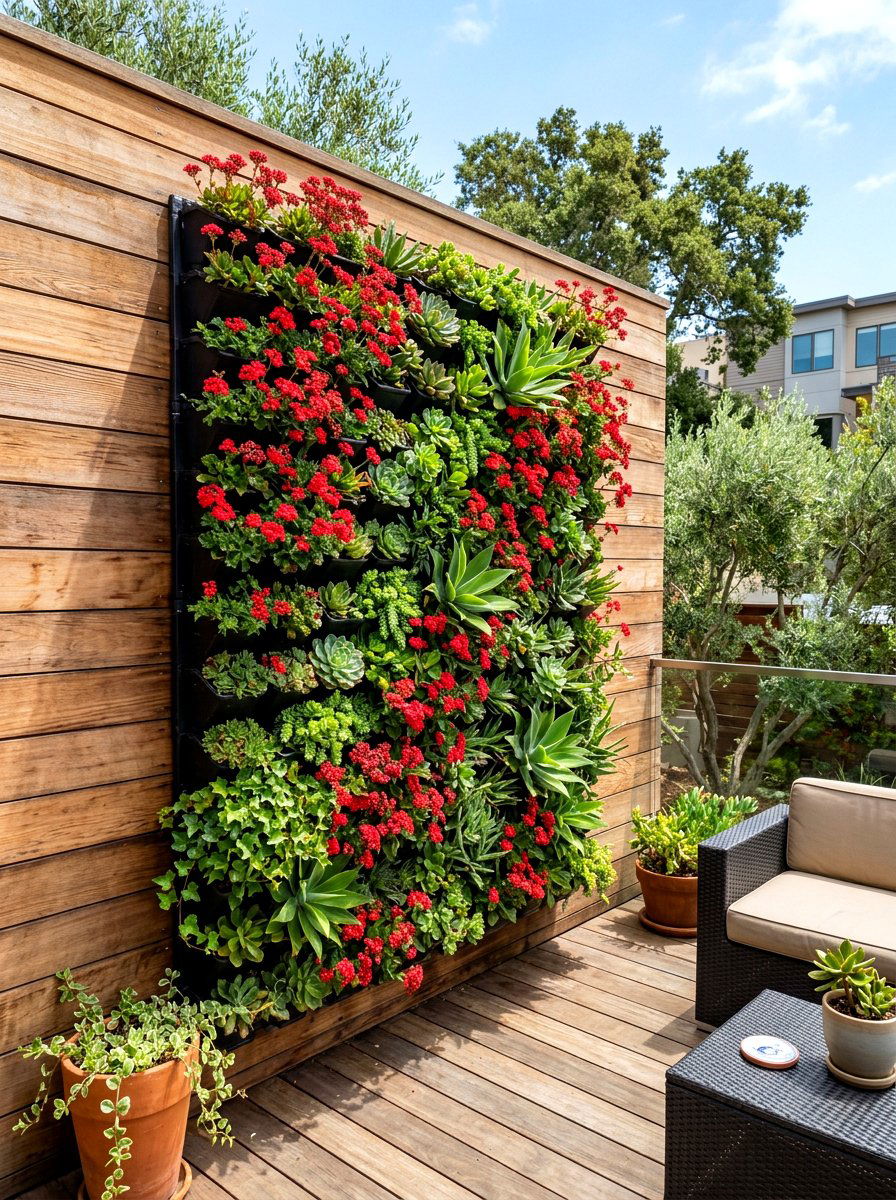 Vertical Garden - 30 hummingbird garden ideas