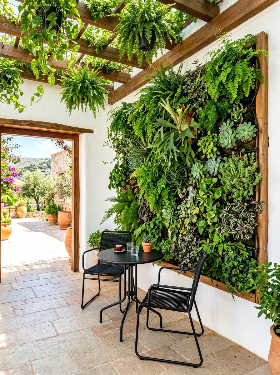 Vertical Garden - 30 loggia ideas