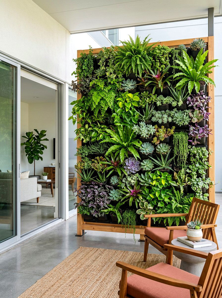 Vertical Garden - 30 garden decor ideas