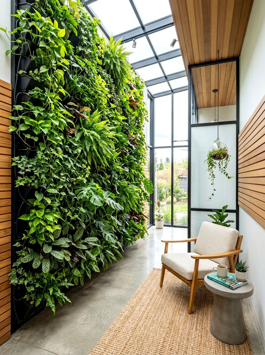 Vertical Garden Enclosed Patio - 30 enclosed patio garden ideas