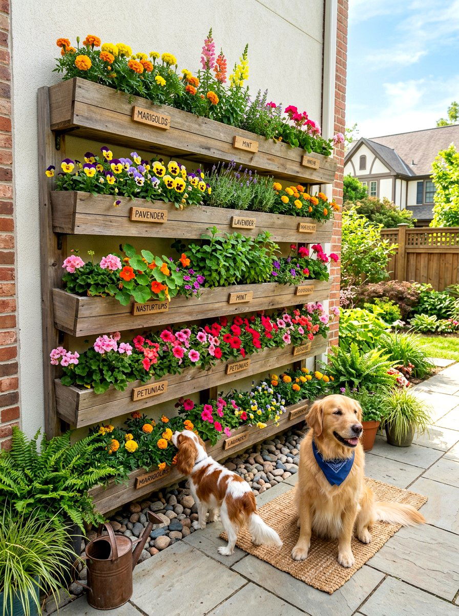 Vertical Garden For Dogs - 30 dog friendly backyard ideas