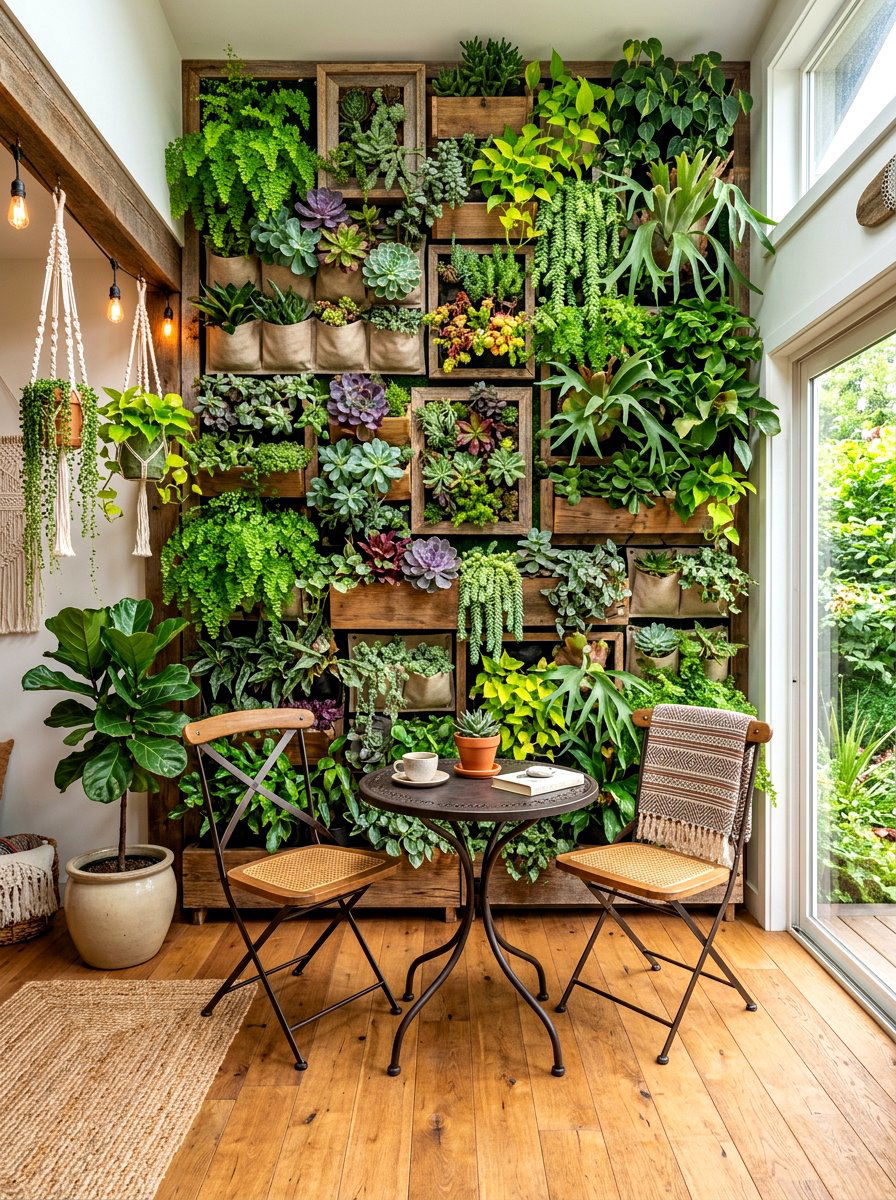 Vertical Garden Living Wall - 30 deck partition ideas