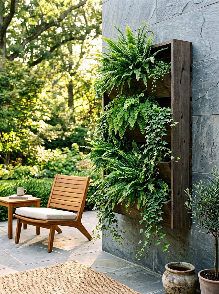 Vertical Garden Planter - 30 patio container garden ideas