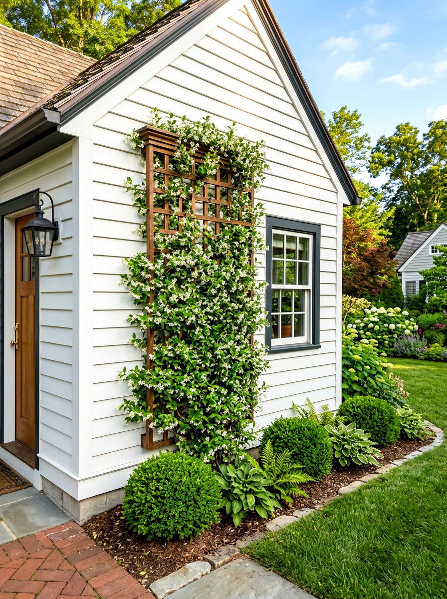 Vertical Garden Trellis - 30 curb appeal ideas for small homes