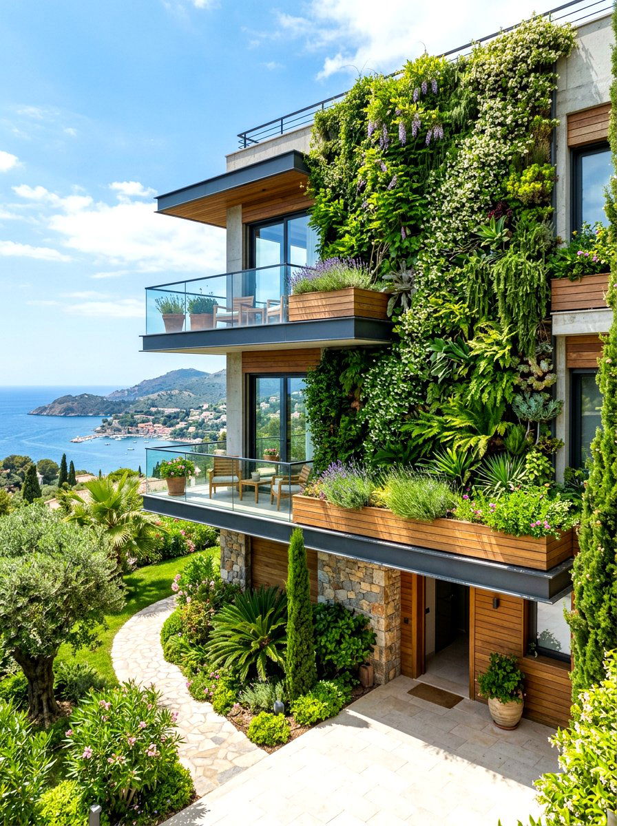 Vertical Garden Villa - 30 villa exterior ideas