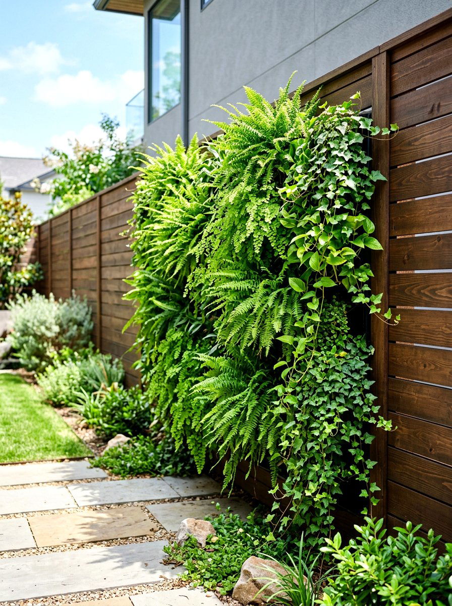 Vertical Garden Wall - 30 narrow garden ideas
