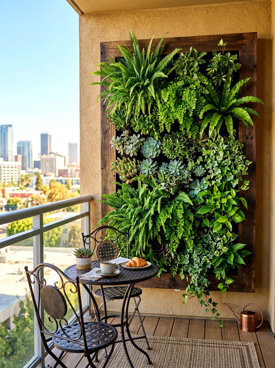 Vertical Garden Wall - 30 outdoor room divider ideas