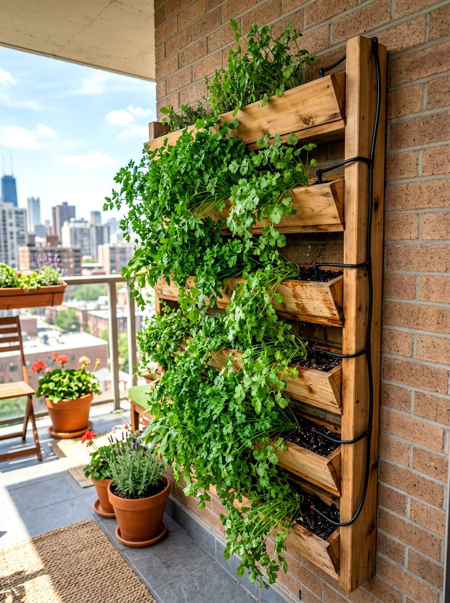 Vertical Garden Watering - 30 herb garden watering ideas
