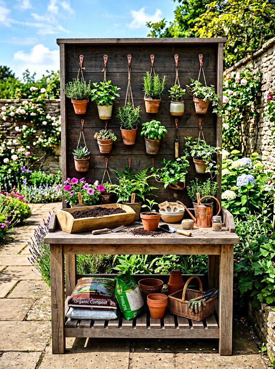 Vertical Garden Workstation - 30 garden workstation ideas
