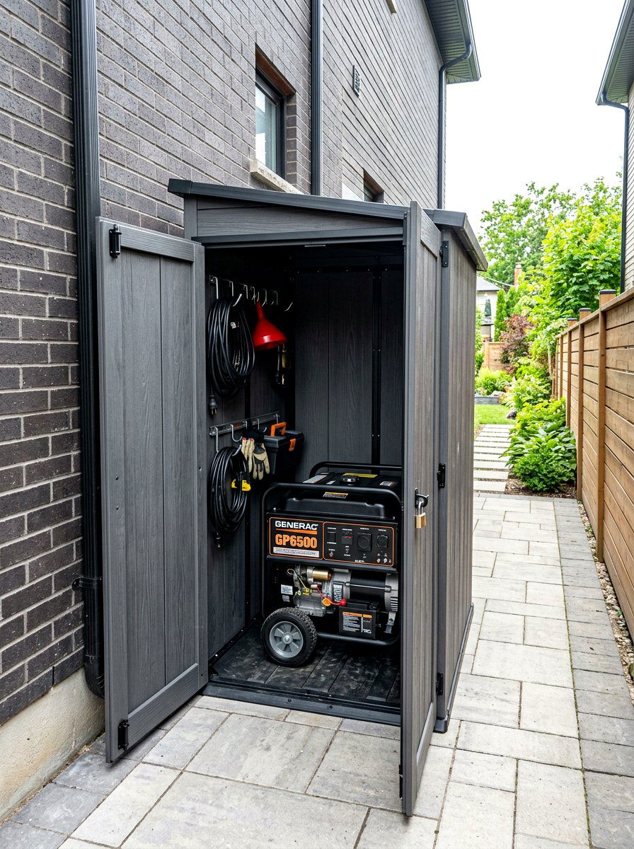 Vertical Generator Shed - 30 generator enclosure ideas