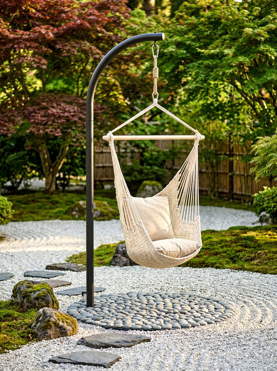 Vertical Hammock Stand - 30 hammock stand garden ideas