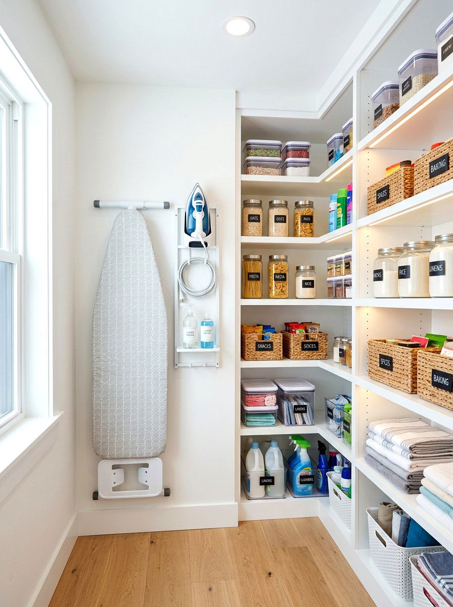30 Ironing Station Ideas To Keep Clothes Fresh And Crisp