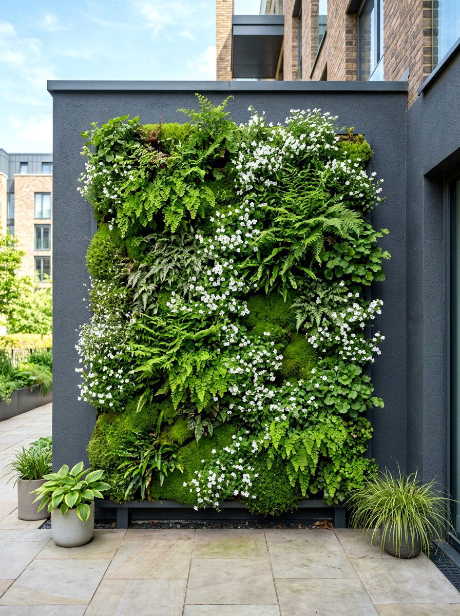 Vertical Living Wall Bed - 30 modern flower bed ideas