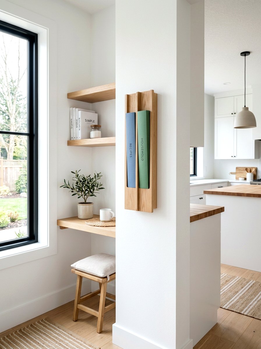 Vertical Paper Slit - 30 school paper organization ideas