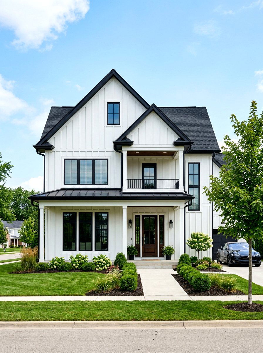 Vertical Siding With Black Trim - 30 vertical siding exterior ideas