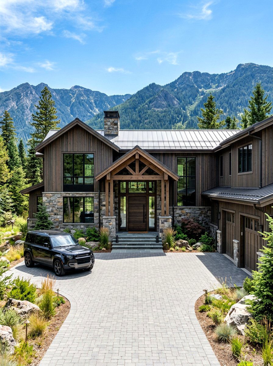 Vertical Siding With Stone - 30 vertical siding exterior ideas