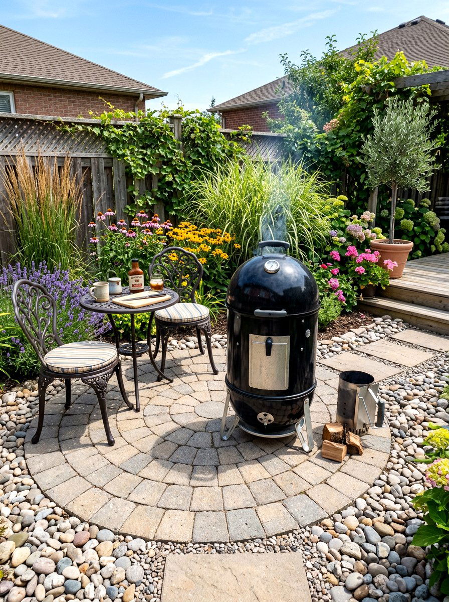Vertical Smoker Patio - 30 smoker station ideas