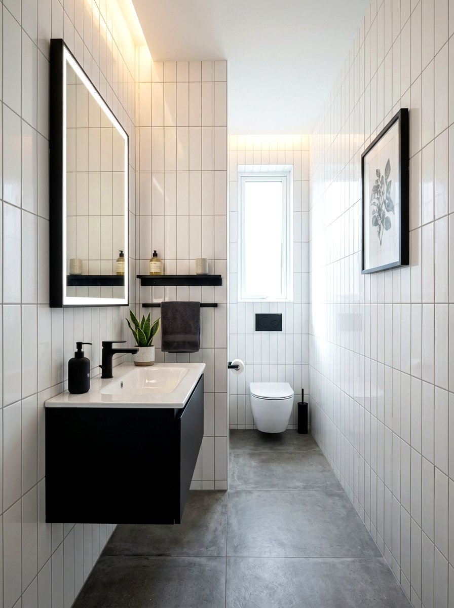 Vertical Stack Subway Bathroom - 30 bathroom tile ideas