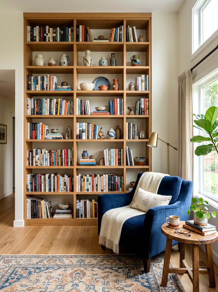 Vertical Storage Living Room - 30 small space living room ideas