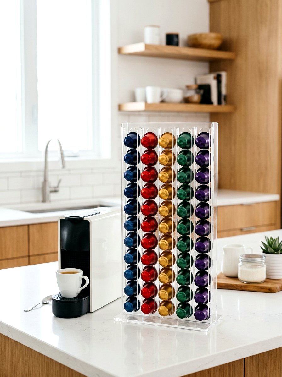 Vertical Storage Pod Organizer - 30 kitchen beverage center ideas